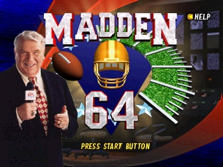 Madden Football 64 (USA) Title Screen